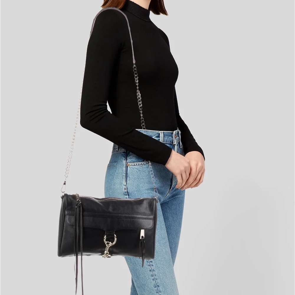 Rebecca Minkoff MAC Crossbody Black Leather